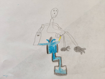 My four year old son drew this amazing work of art