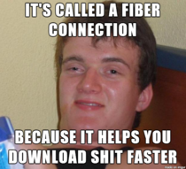My friend after upgrading his internet