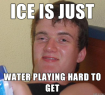 My friend dropped this on me as I tried to drink some ice