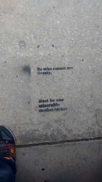 My friend found this on the pavement