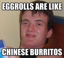 My friend just had Chinese for the first time and said this