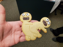 My friend made me some fing cookies for my birthday