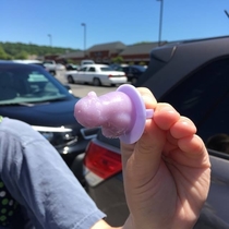 My friend opened this Easter Duck Ring Pop for her  year old today