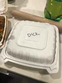 My friend ordered combo number D with chicken This was written on his box