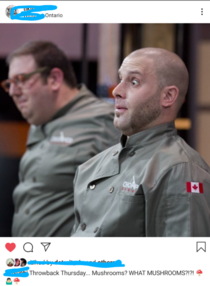 My friend participated in Chopped Canada This is the moment be realized that he forgot an ingredient