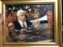 My friend works for a hot tub company the CEO was friends with Leslie Nielsen