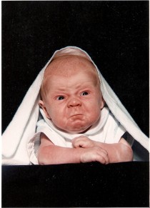 My friends baby photo I couldnt stop laughing