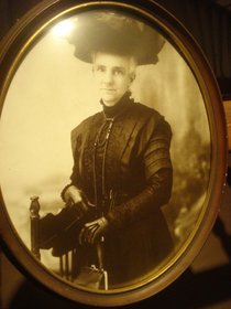 My friends boyfriend had a great great grandmother who looked exactly like Steve Martin if he were in a Victorian-era cross-dressing comedy