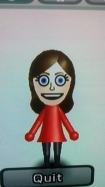 My Friends GF became upset with the number of random female Mii characters He and I had jokingly created for our friends so she deleted All of them except her ownI responded by changing her Mii to THIS 