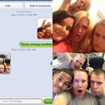 My friends sent a group picture to the wrong number last night This is the reply they got this morning