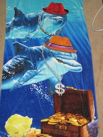 My friends told me you guys would appreciate the beach towel I found