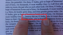 My GF is taking a religion study course and came across this passage in the RG Veda