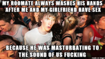 My girlfriend and I came to an awkward realization last night