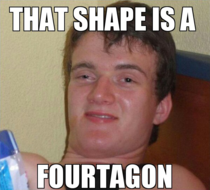 My girlfriend couldnt think of the word square Shes 