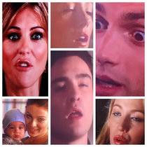 My girlfriend likes to pause Gossip Girl to gossip about Gossip Girl so I made a collage of the freeze frames