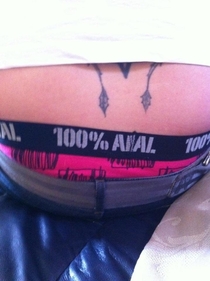 My girlfriend noticed a stitching error on my boxers Its meant to say Animal I can live with it