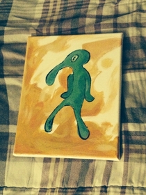My girlfriend painted this for me today she calls it bold and brash