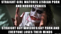 My girlfriend who is straight actually prefers lesbian porn now read this again but reverse the genders