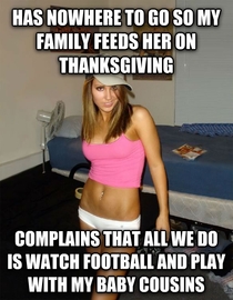 My girlfriends opinion on this past Thanksgiving