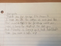 My kids letter to Santa Im really messing up as a parent