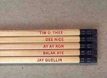 My kind of pencils