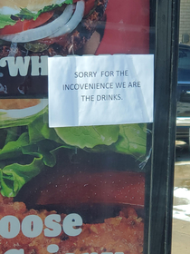 My local burger king seems to be having an existential crisis