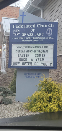 My local church is doing their best