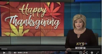 My local news station picked the wrong leaves for their Thanksgiving sign