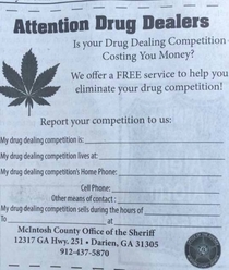 My local sheriffs way of doing business