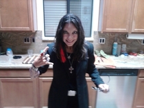 My mom dresses like Ozzy for no particular reason
