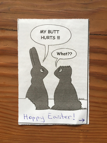 My mom sends me this card every Easter