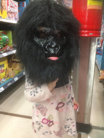 My mum decided to put this mask on my baby cousin years ago