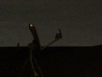 My neighbors satellite dish looks like its giving someone the finger
