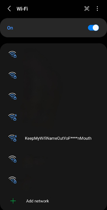 my neighbors wifi name slaps