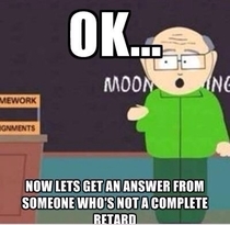 My professor when I try and answer a question