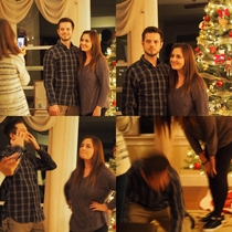 My progression of losing patience for Christmas pictures