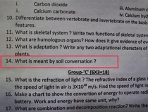 My sisters final examination question had this question Can anyone help me