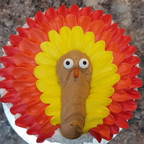 My sisters turkey cake for Halloween Yeah Looks appetizing 