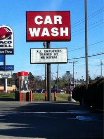 My small town car wash