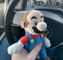 My son cut his Mario hat off Didnt realize it was Ron Jeremy hiding under there