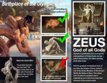 My son was assigned Olympia for his th grade Ancient Greek city-state travel brochure project