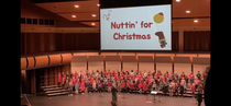 My sons Christmas program slide deck couldve use a review by someone under 
