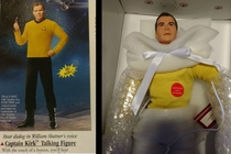 My Star Trek Captain Kirk doll finally came in