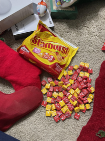 My starbursts were only two colors instead of four