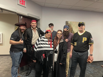 My team said we were dressing as pirates