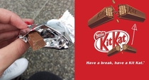 My three KitKat bar had absolutely no stuffing inside of them