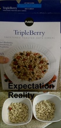 my Triple Berry cereal is missing two