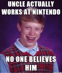 My uncle works at Nintendo