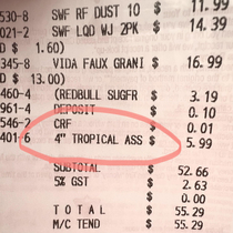 My wife bought a plant at Canadian Tire and this was what it showed up as on the receipt