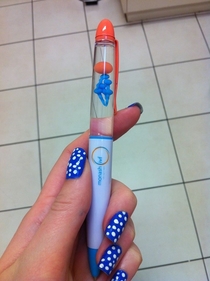 My wife is pregnant and today was her first ultrasound this was the doctors pen